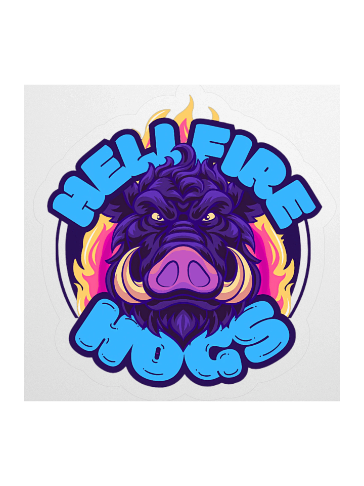 Hellfire Hogs Team Sticker product image (1)