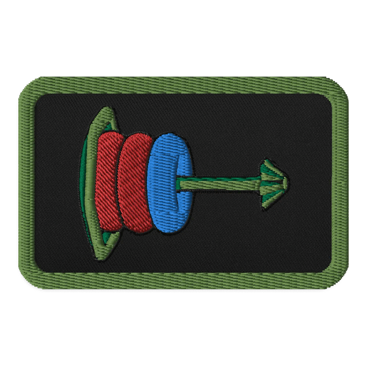 Mogo with Rings Embroidered Patch product image (1)