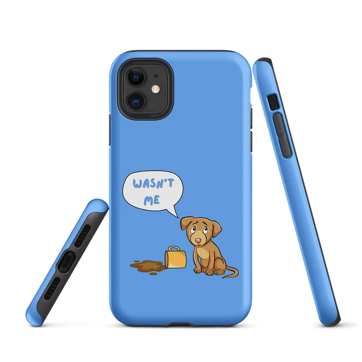 Papasitos 'WASN'T ME' Blue Tough iPhone Case product image (1)