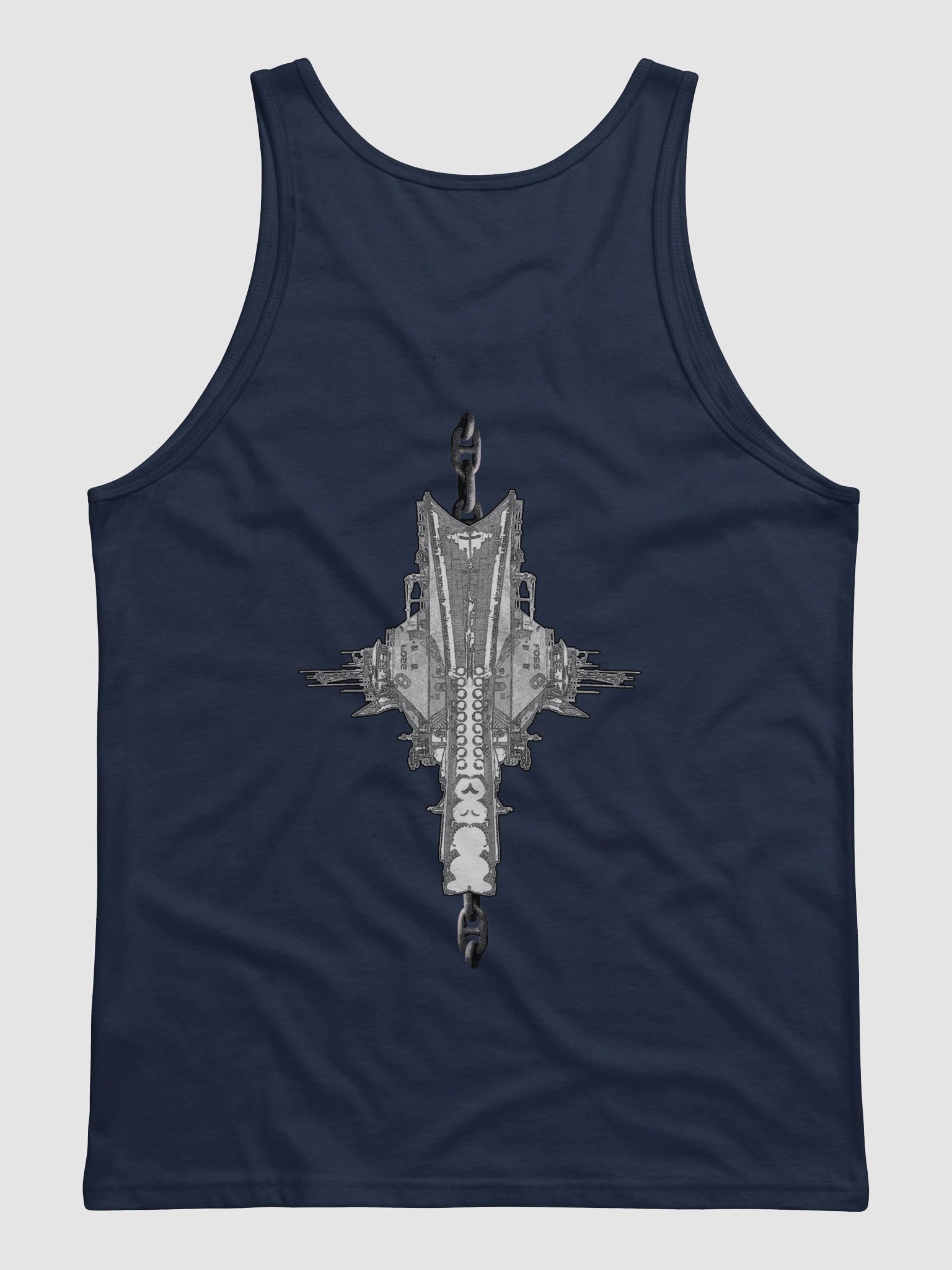 Mirrored Foss Tug & Barge Bridal Chain – Coastal Workwear | Twin Anchor Apparel PNW Mooring Line Tank product image (1)