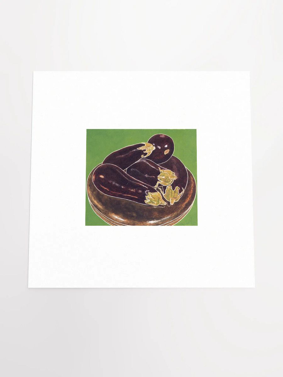 eggplant and piano stool Print product image (4)