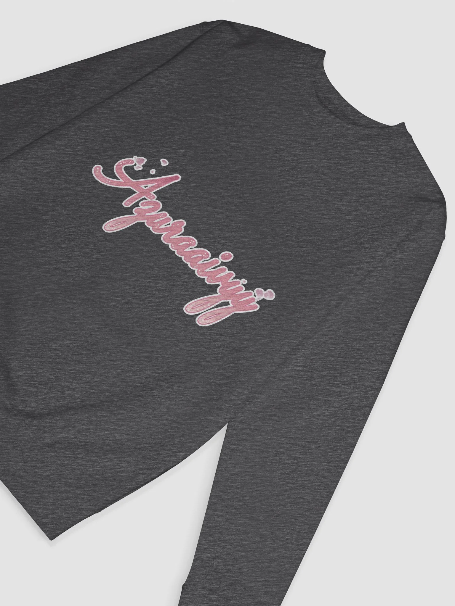 Azuraairy Pink Cursive Sweatshirt product image (6)
