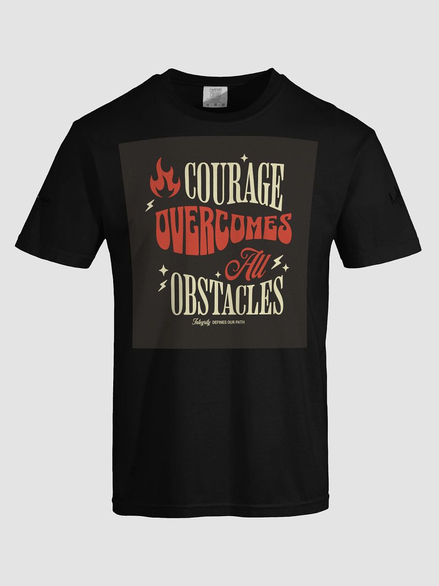 Courage Overcomes all Obstacles T shirt product image (15)