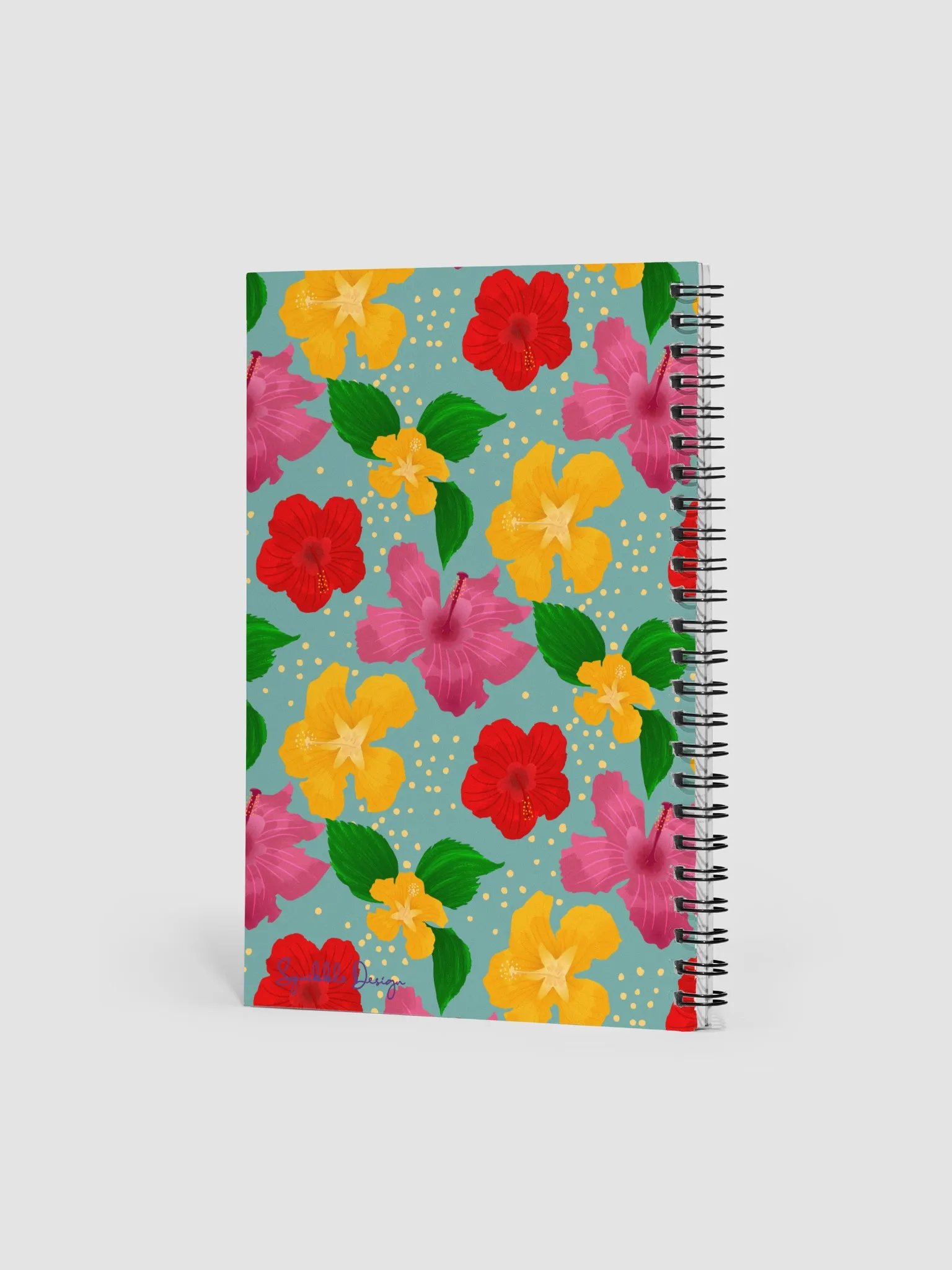 Hibiscus Flower Pattern Notebook product image (2)