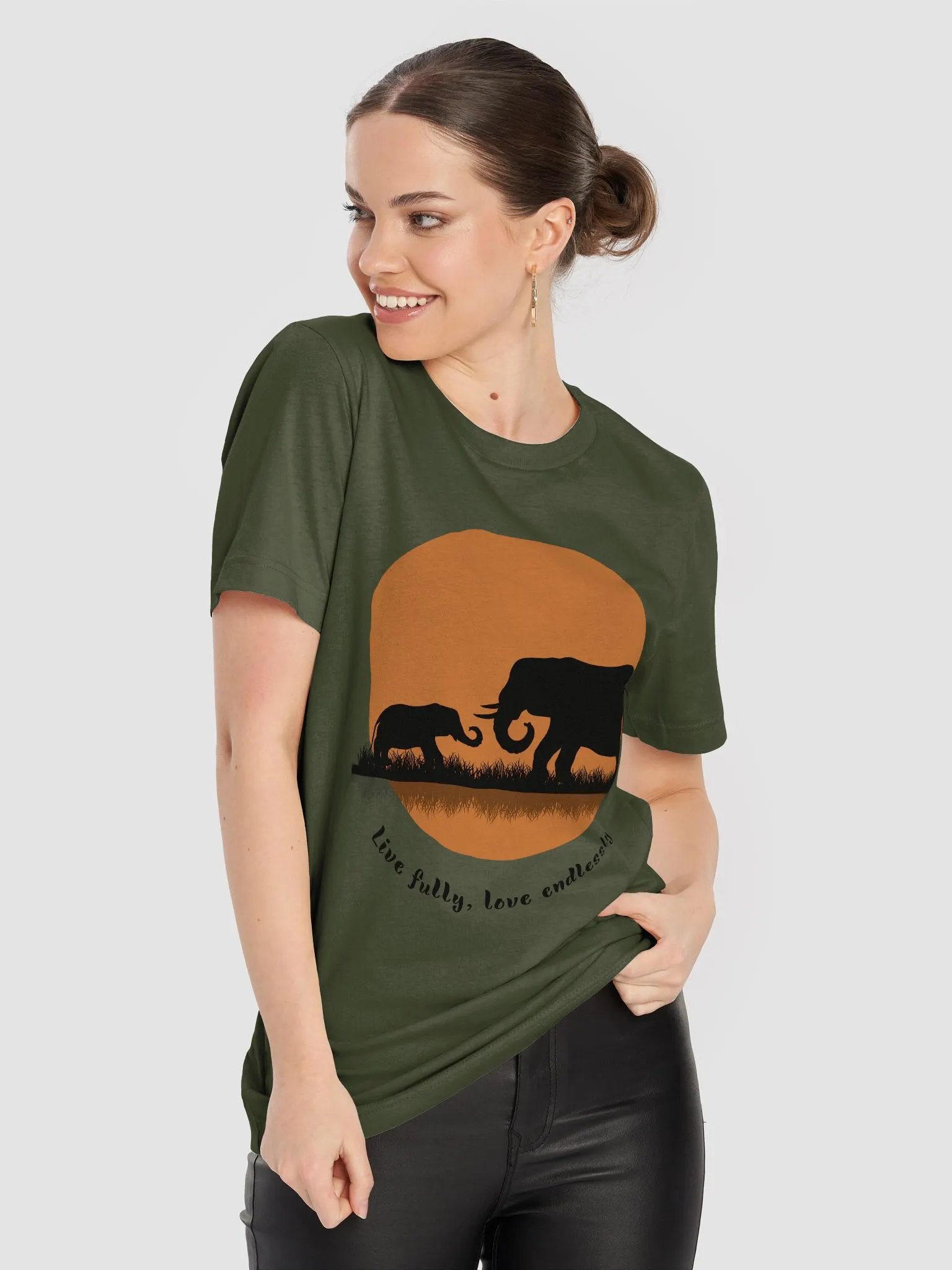 Sunset Elephants T-Shirt product image (3)