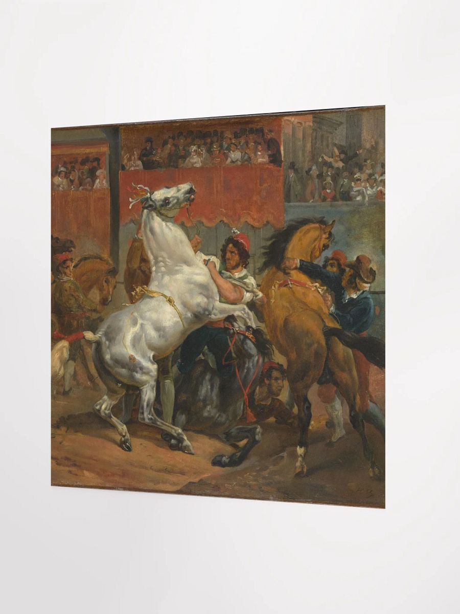 Copy of The Start of the Race of the Riderless Horses By Horace Vernet French 1820/Enhanced Matte Paper Poster (in) by Allcolor product image (2)