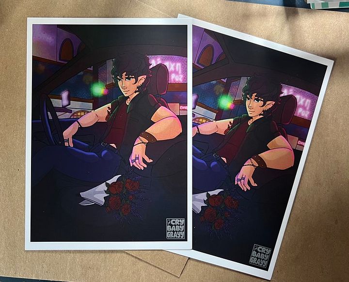 Sage In His Car 5x7 Print product image (2)
