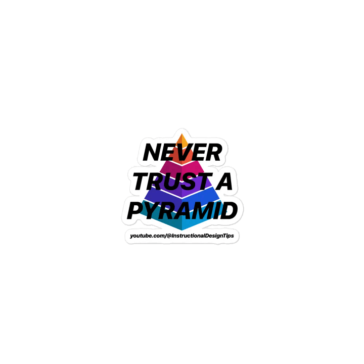 Never Trust a Pyramid Magnet product image (1)