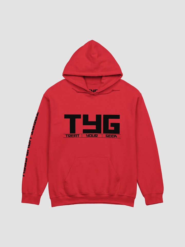 Treat Your Geek Logo + Sleeve Hoodie (Black Logo) product image (5)