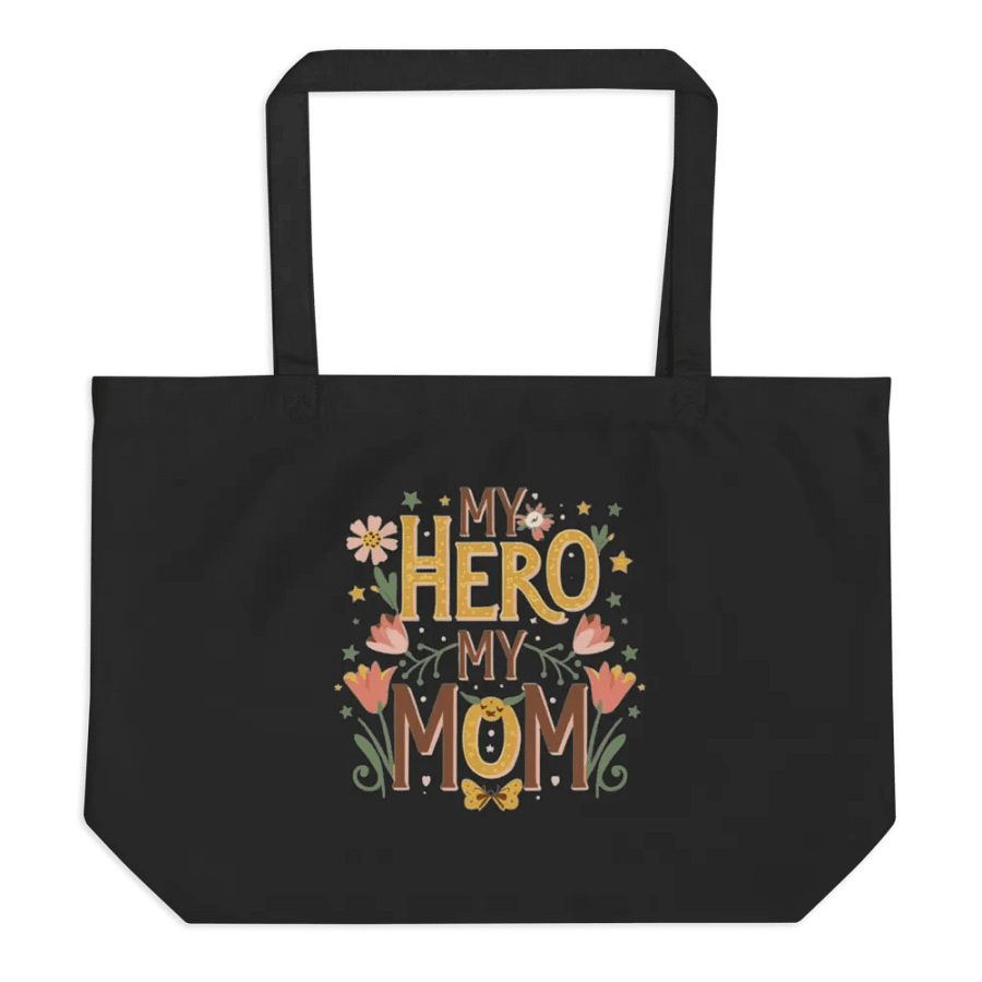 My Hero My Mom Organic Cotton Tote product image (4)