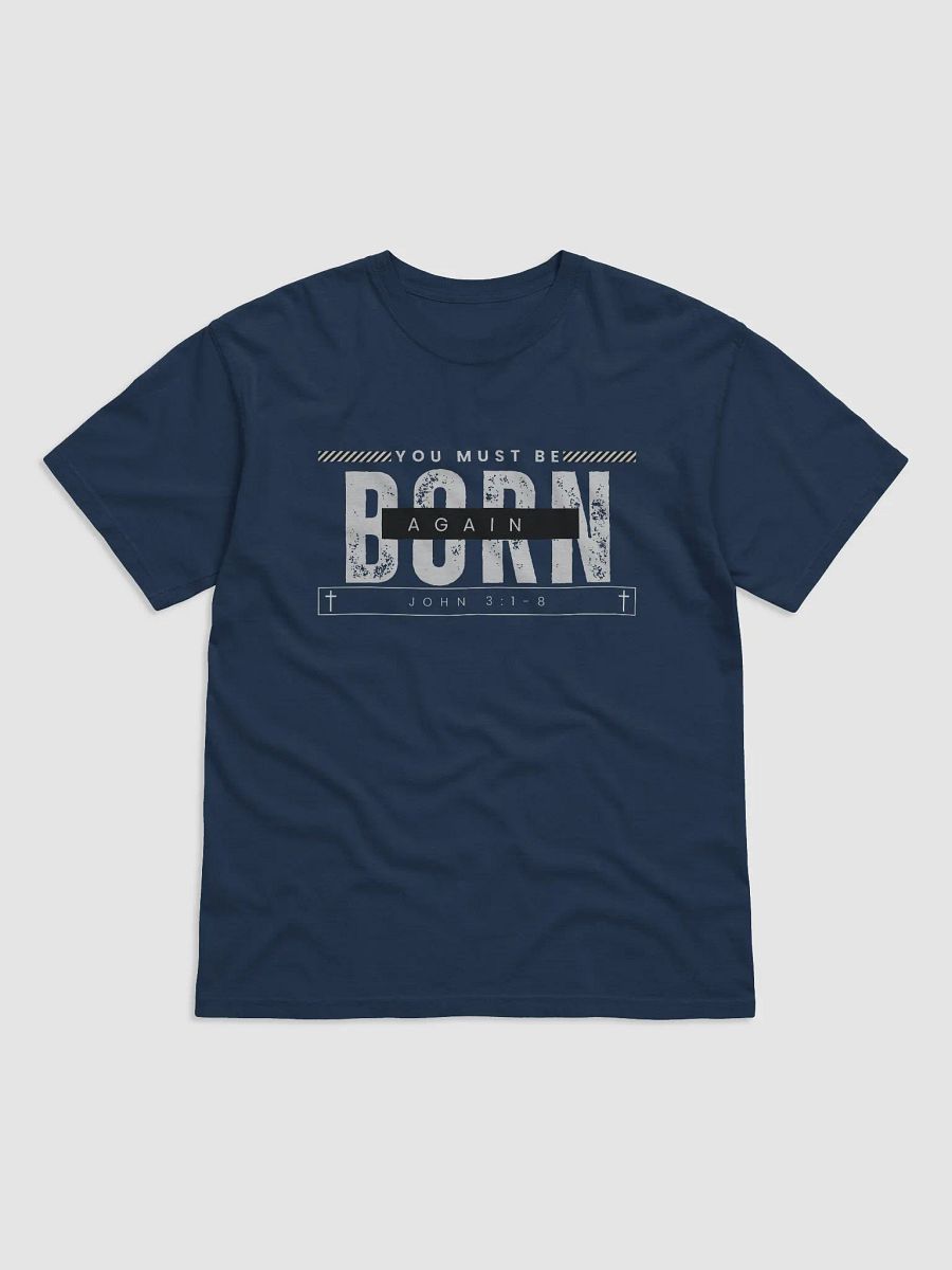 Born Again Graphic T-Shirt (Navy Blue) product image (1)