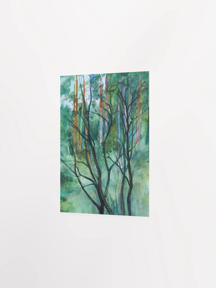 Verdant Serenity Forest Poster - Fairytale Forest product image (4)