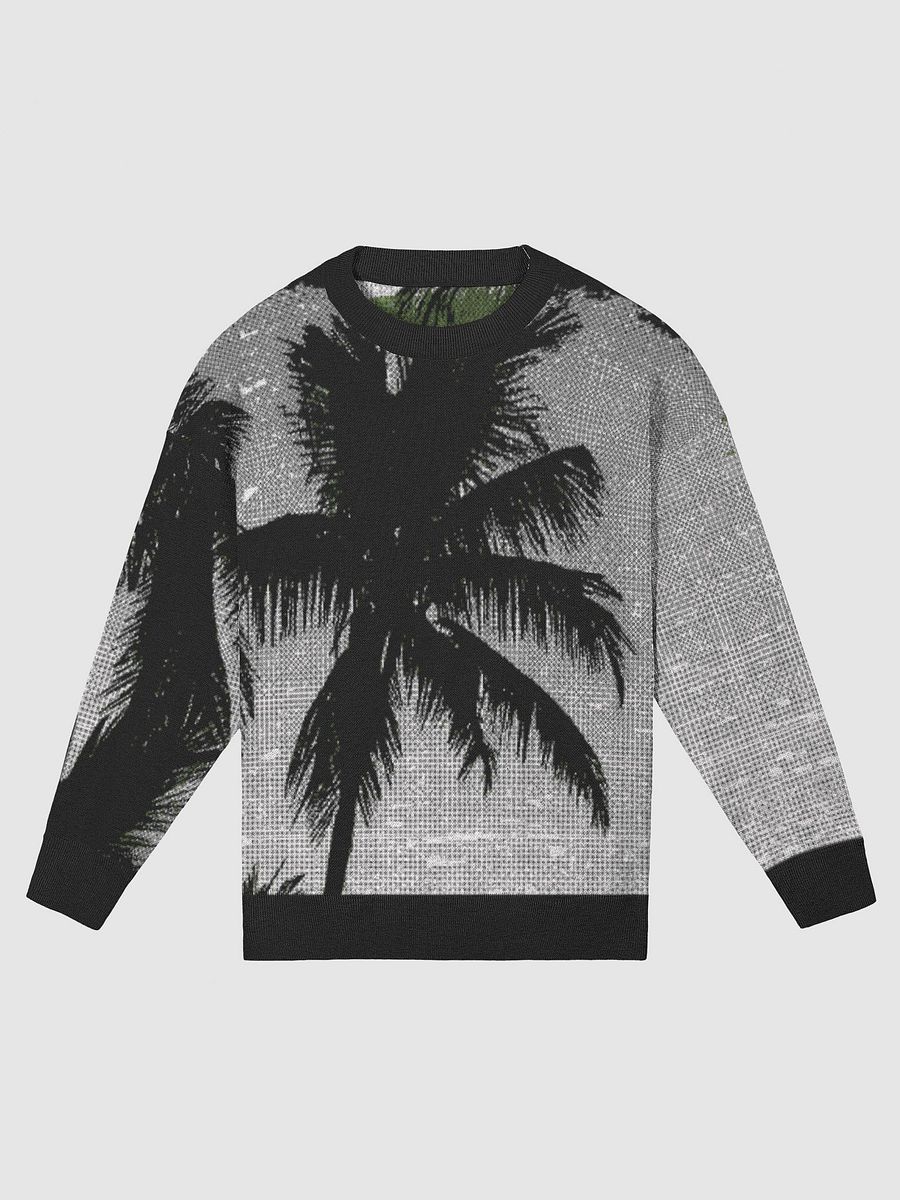 Island Vibes: Relaxed Fit Jacquard Crewneck Sweater product image (1)