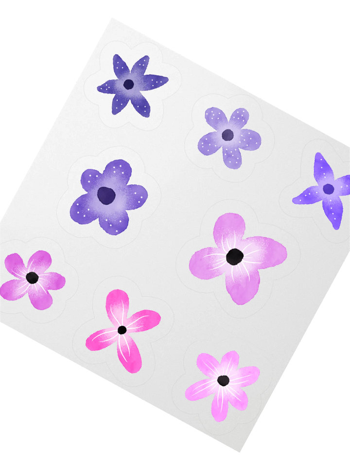 Enchanted Garden Kiss Cut Stickers Set 1 product image (4)