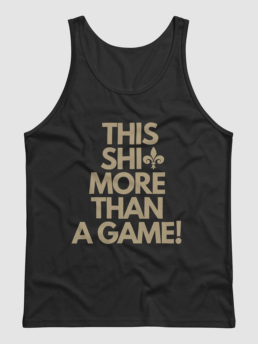 This Shit More Than A Game Tank (Black And Gold) product image (1)