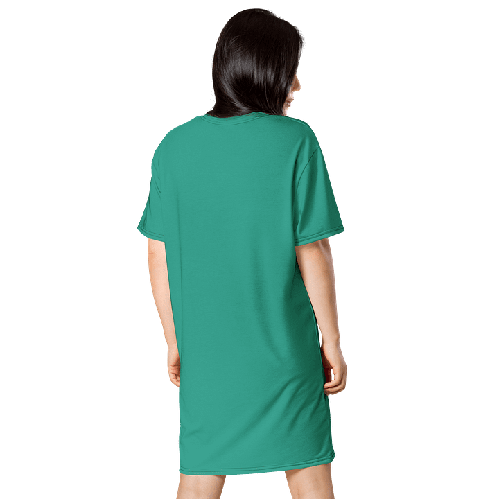 Oversized T-Shirt Dress - Serene Niagara, Sizes 2XS-6XL product image (2)