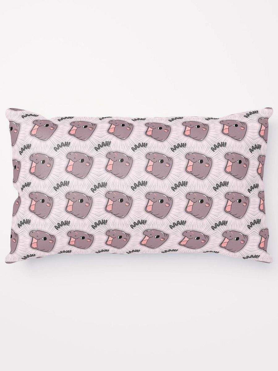 MOODENG'S LIGHT PINK AAAH! PILLOW! product image (1)