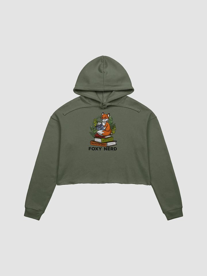 Foxy Nerd Crop Hoodie product image (1)