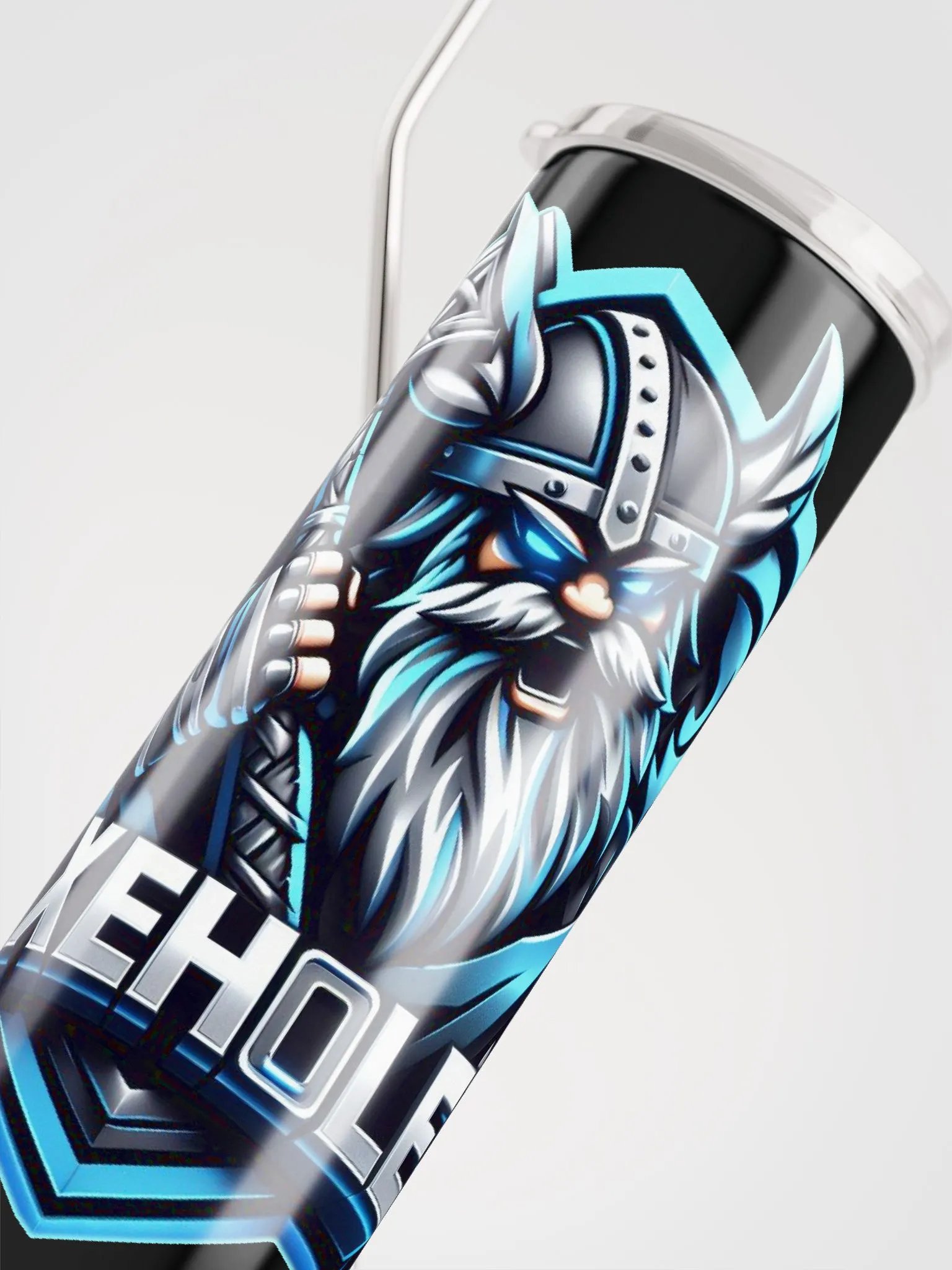 Angry Axe Steel Tumbler w/straw product image (10)