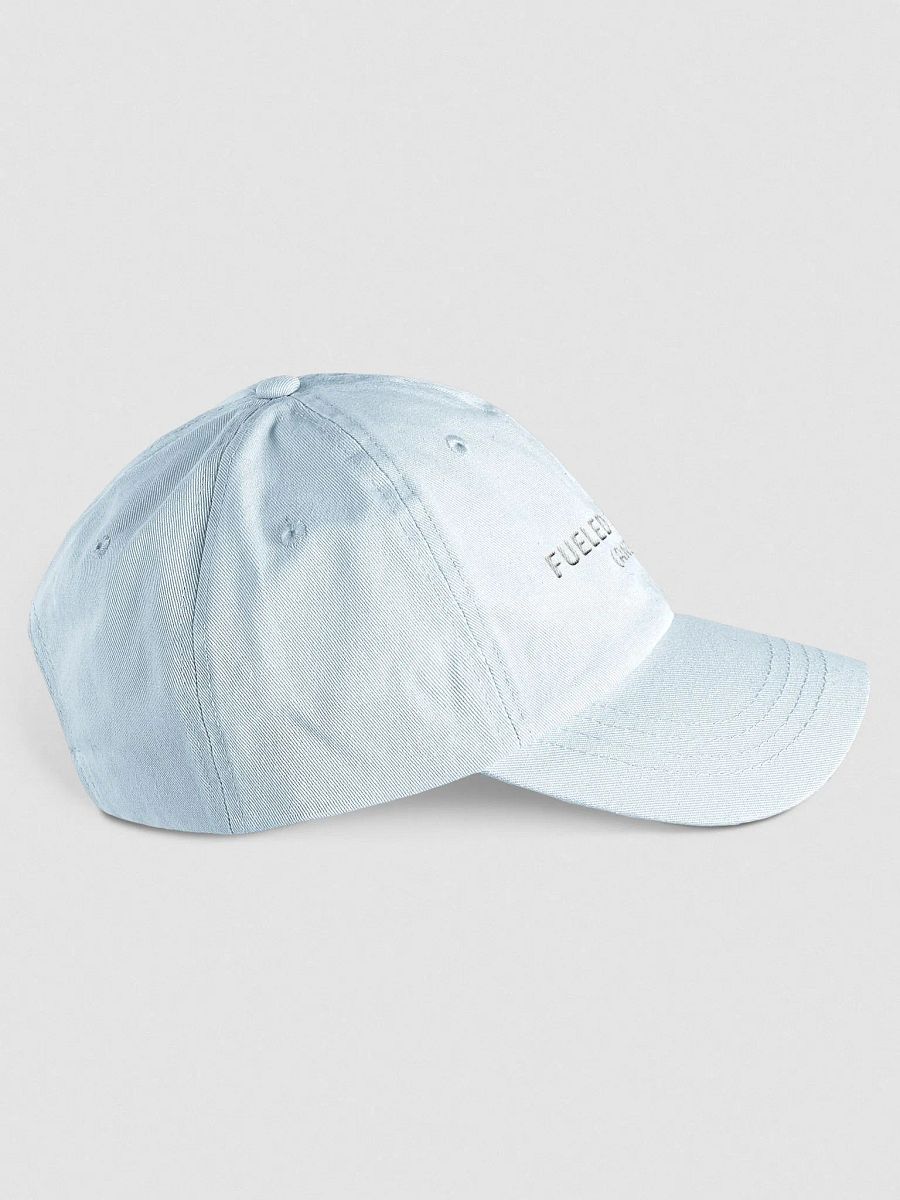 FUELED BY SPITE (white thread) embroidered pastel dad hat product image (15)