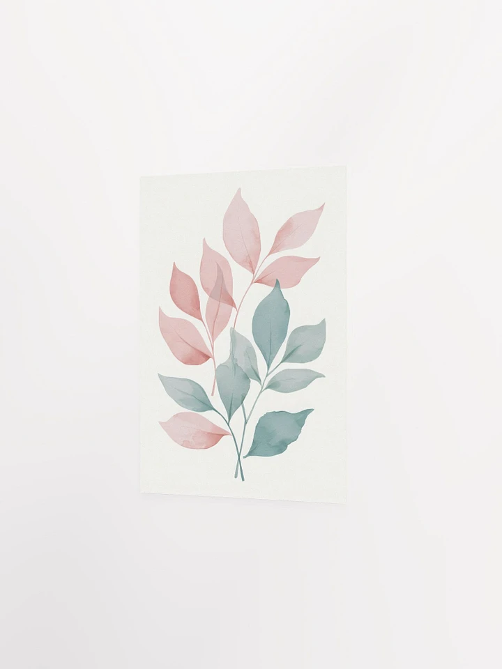 Tranquil Leaves Watercolor - Poster product image (11)