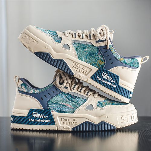 Fashion New Young Fashion Trendy Board Shoes - Blue product image (1)