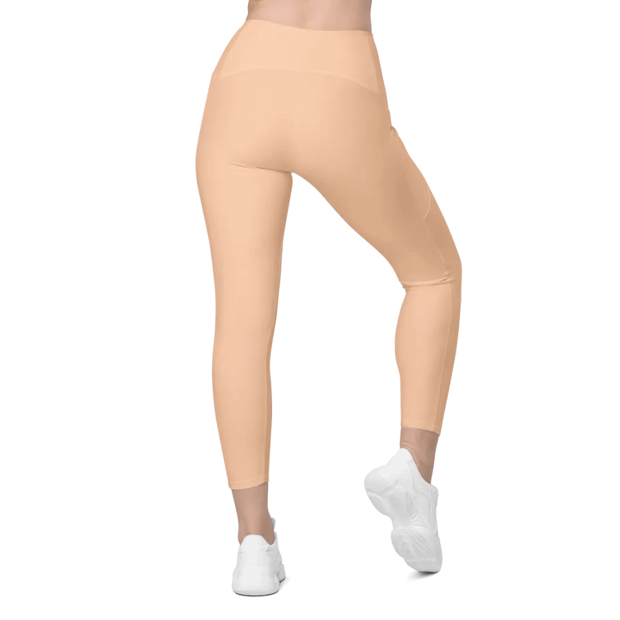 "Qu@lity He@rt" Leggings (Peach) product image (4)