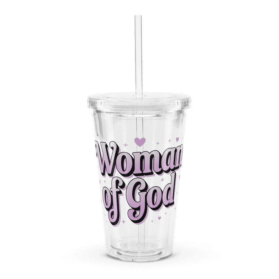 Woman of God Clear Tumbler product image (1)