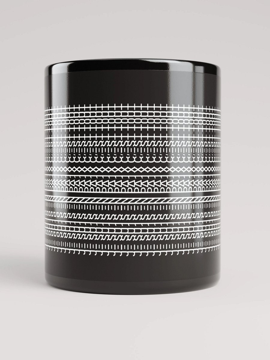 Mug Noir Codé Zen Blanc - Je Suis en Paix, C'est Tout - Cadeau élégant product image (5)