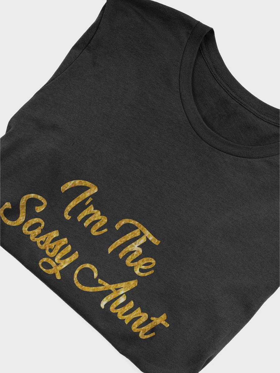 Sassy Aunt Glittery Tee product image (33)