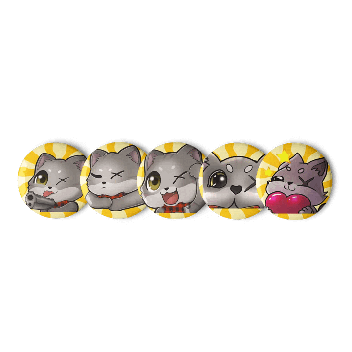 Furycious Fam Fury Emote Pin Set product image (1)