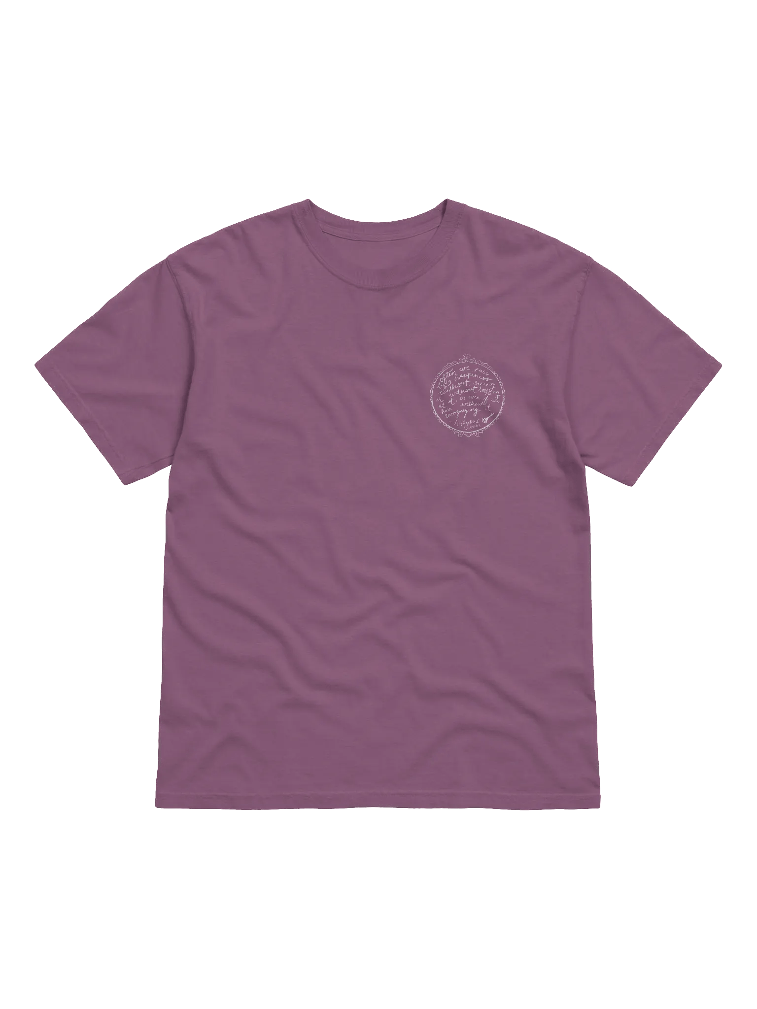 "Recognize Happiness" Comfort Colors T-Shirt (White) product image (4)