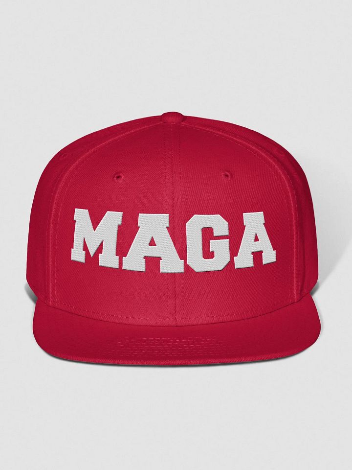 MAGA Wool Blend Snapback Cap product image (1)