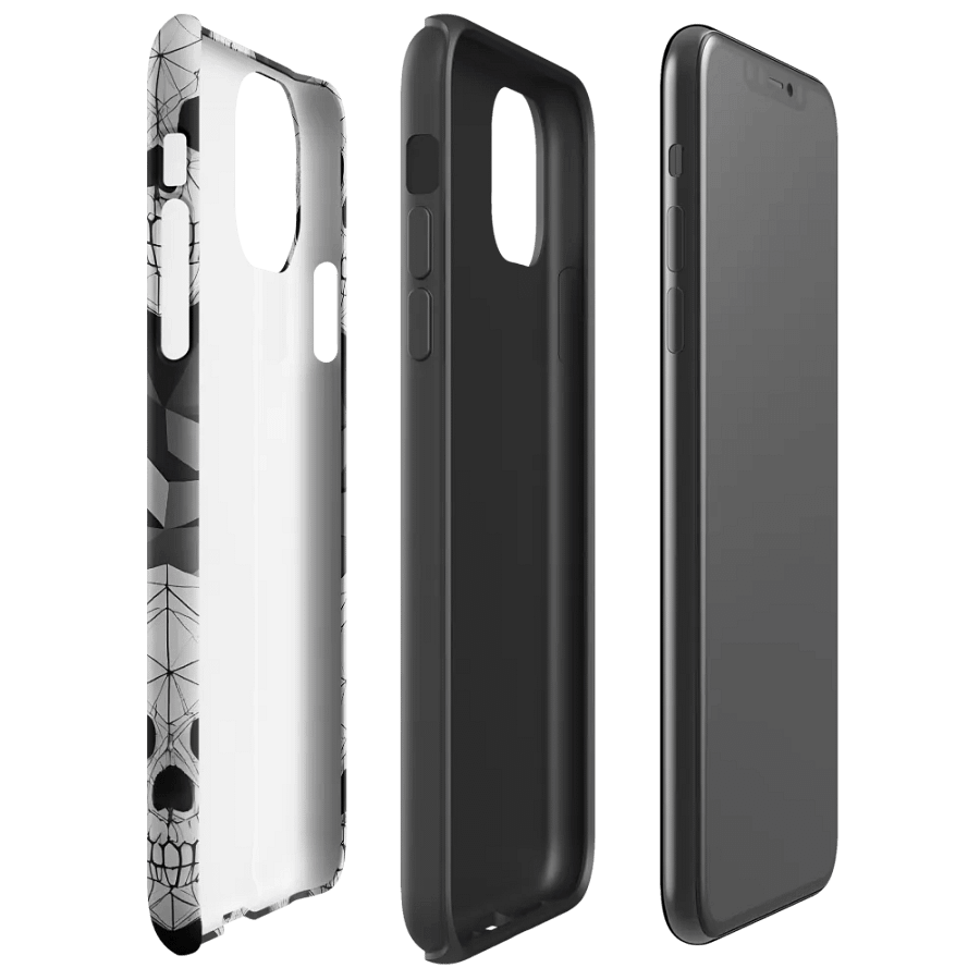 Edgy Geometry: Geometric Skull iPhone Case product image (36)