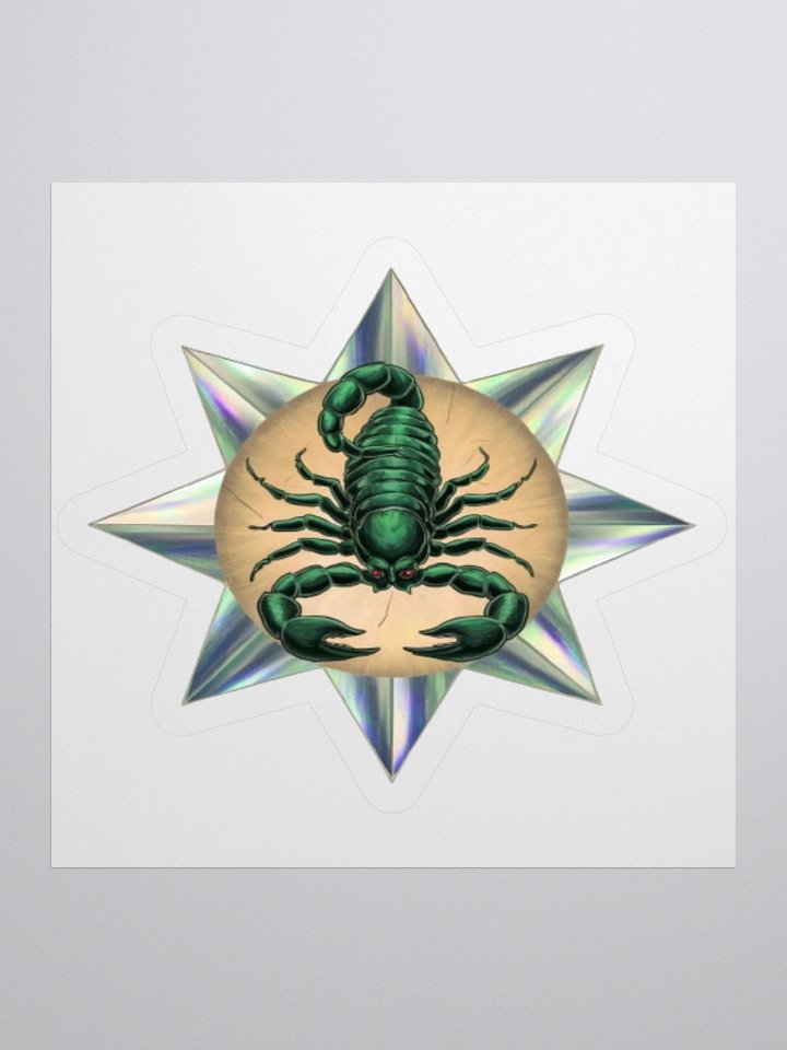 Scorpio Zodiac Sticker - Exclusive Star Design | TDS Music product image (3)