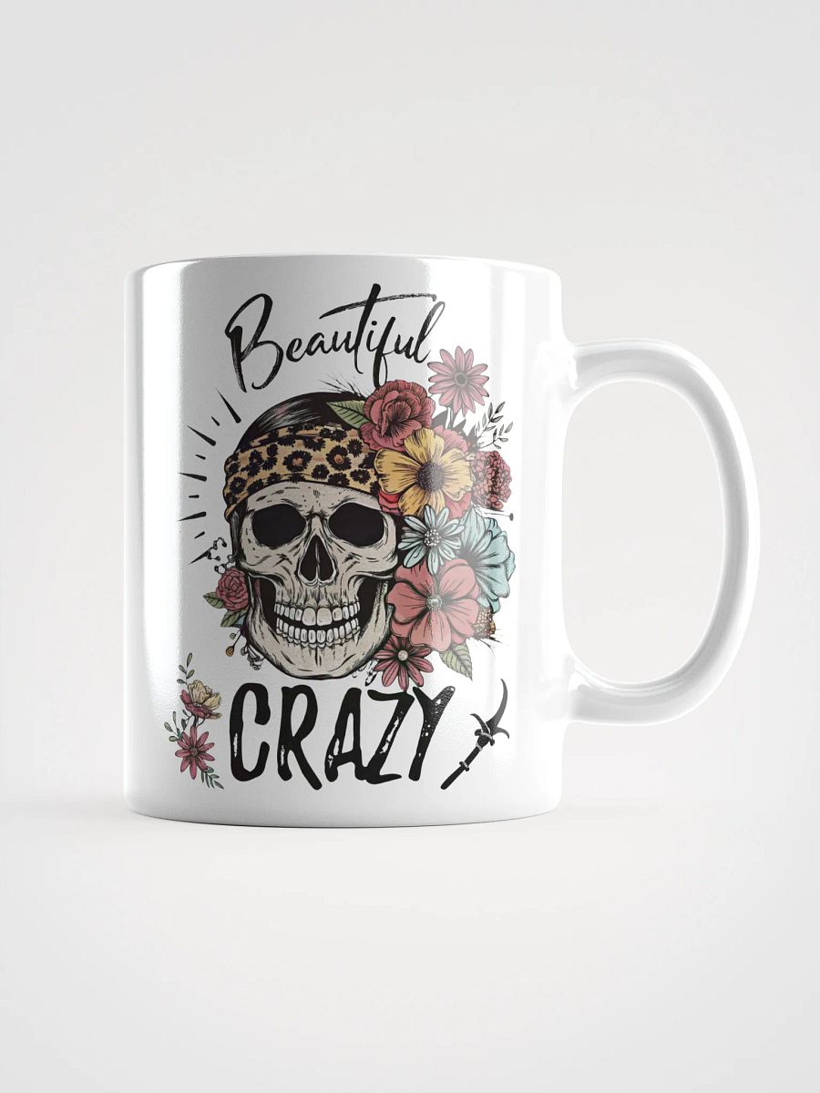 Beautiful Crazy Skull Mug product image (3)
