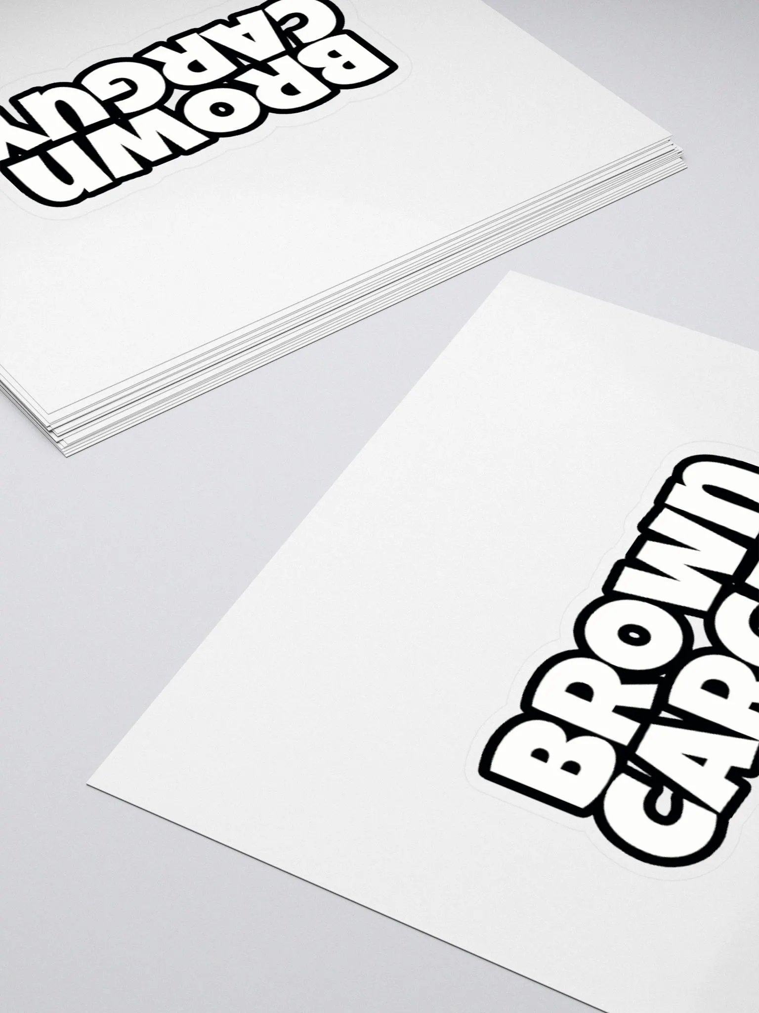 BrownCarGuy B&W stickers product image (10)