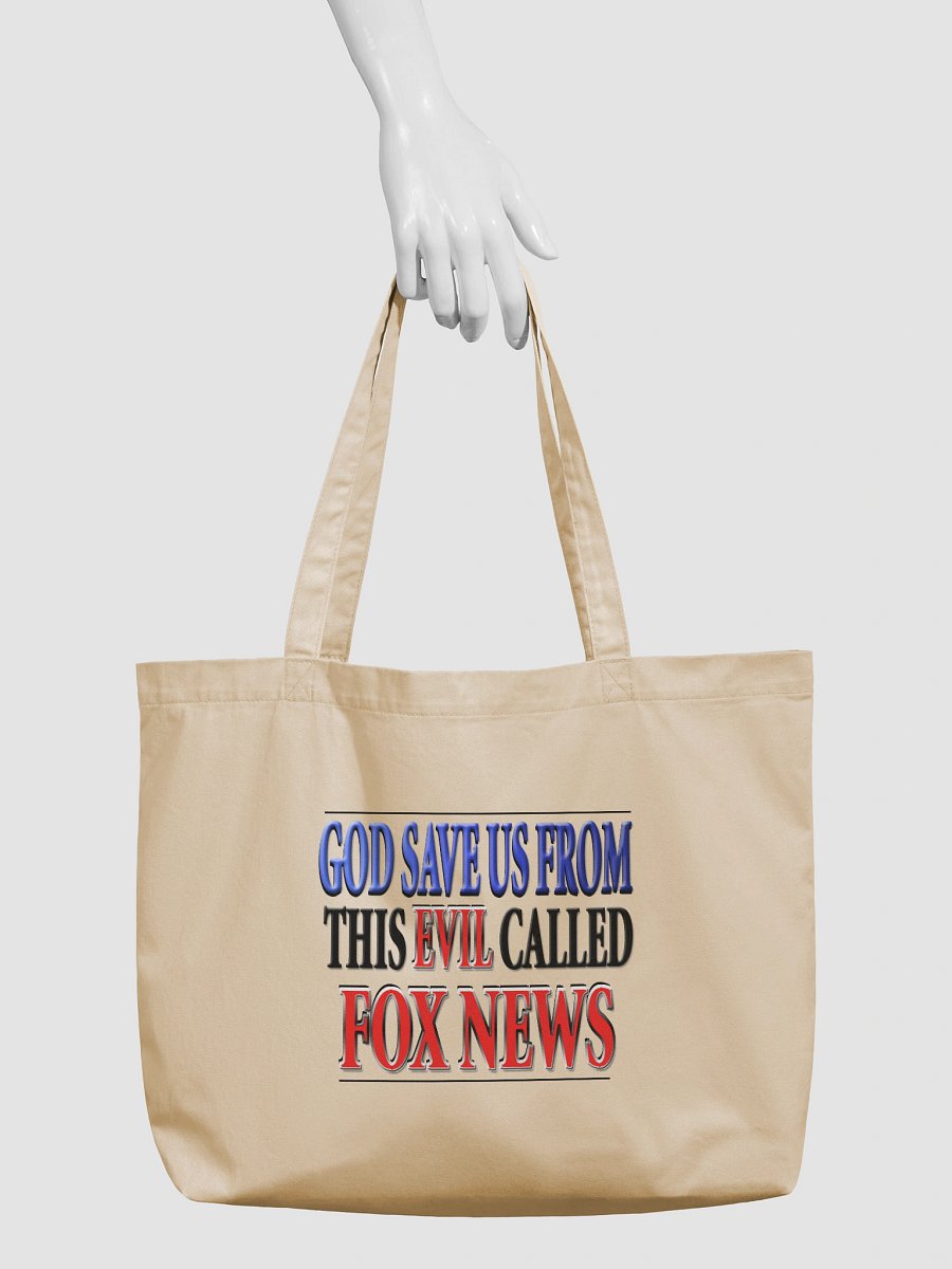 God Save Us From This Evil Called Fox News Eco Friendly Tote Bag product image (3)