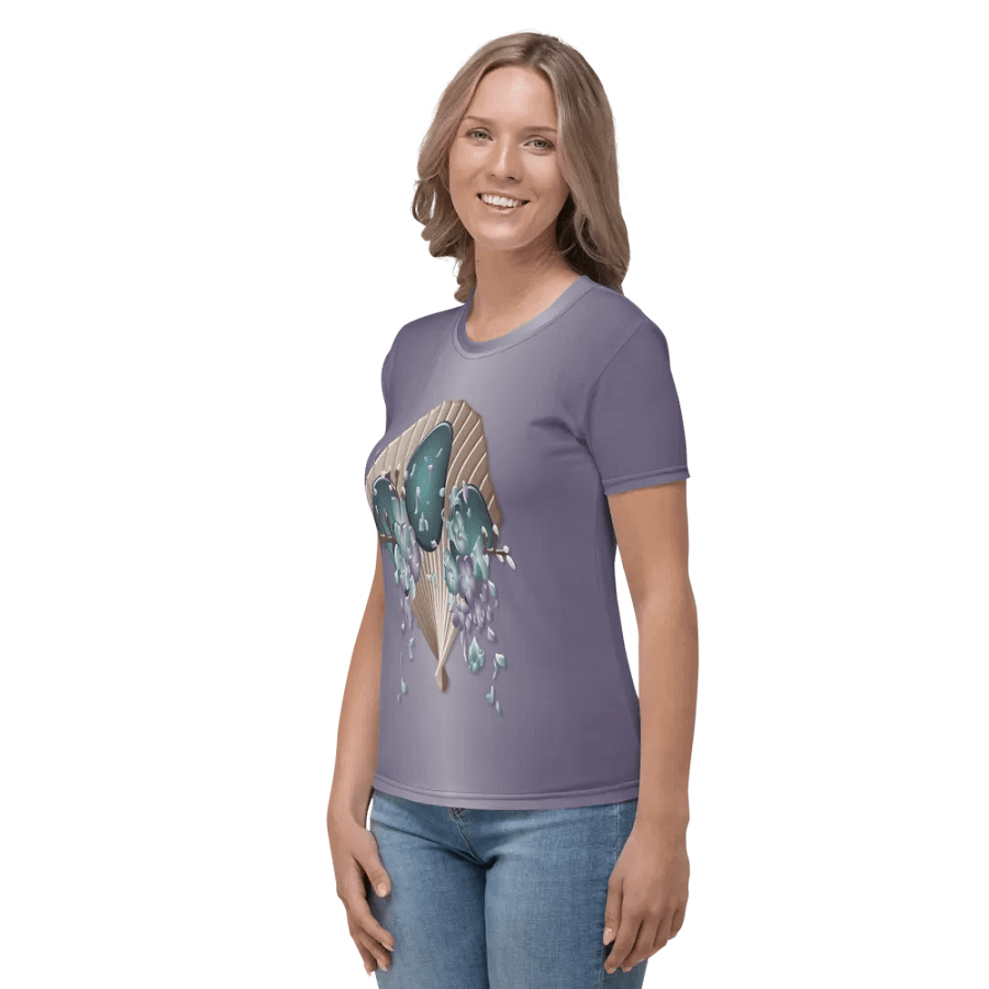 Floral Themed All Over Print T-shirt product image (5)