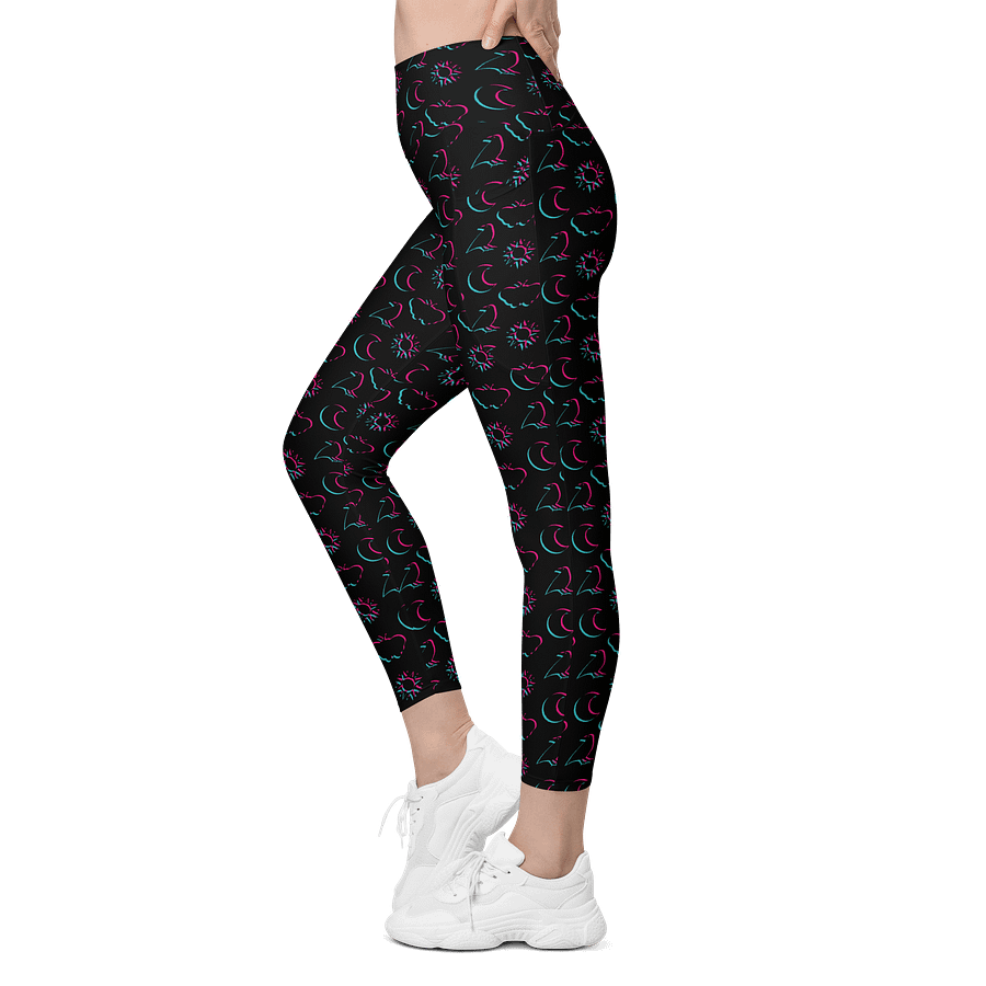 Lost Records: Bloom & Rage Raven Sun Moon Moth Leggings product image (6)