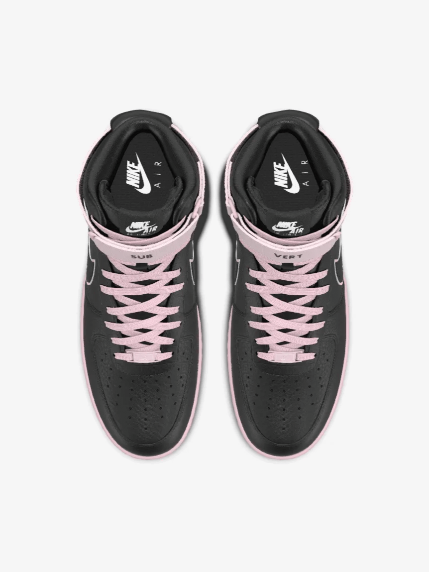 Flamingo Subvert Air Force 1 High by Alluci N1K3-C1TY|Co-Lab product image (2)