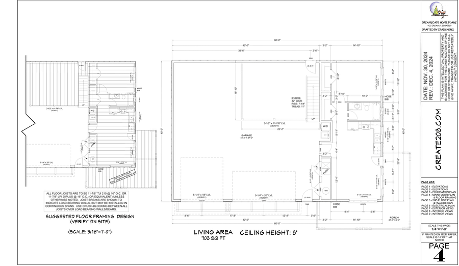 Create 208 - Construction Drawings - 10-Page Set product image (2)