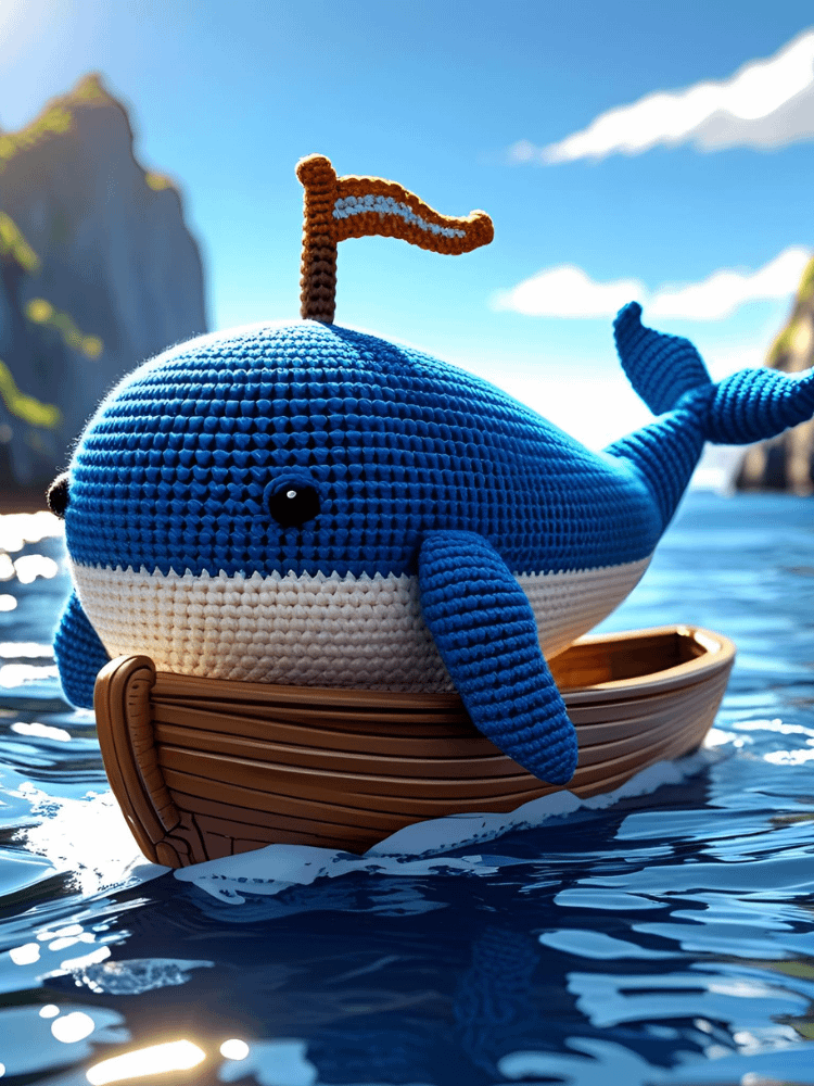 Blue Whale Amigurumi: Step-by-Step Crochet Pattern PDF product image (2)