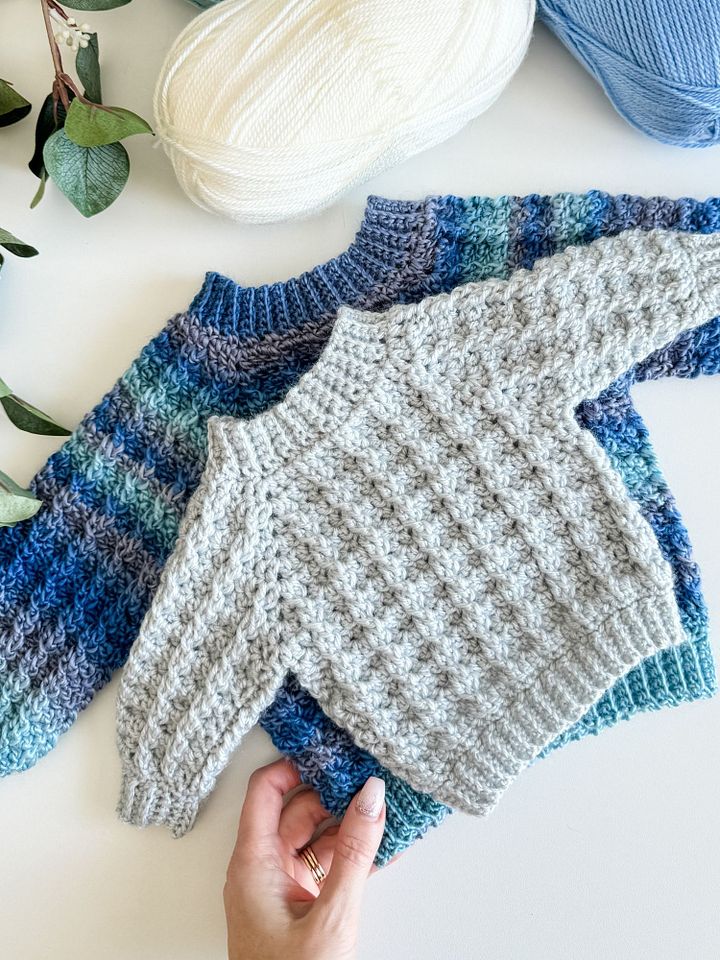 Winter Wonder Children's Pullover Crochet Pattern product image (1)