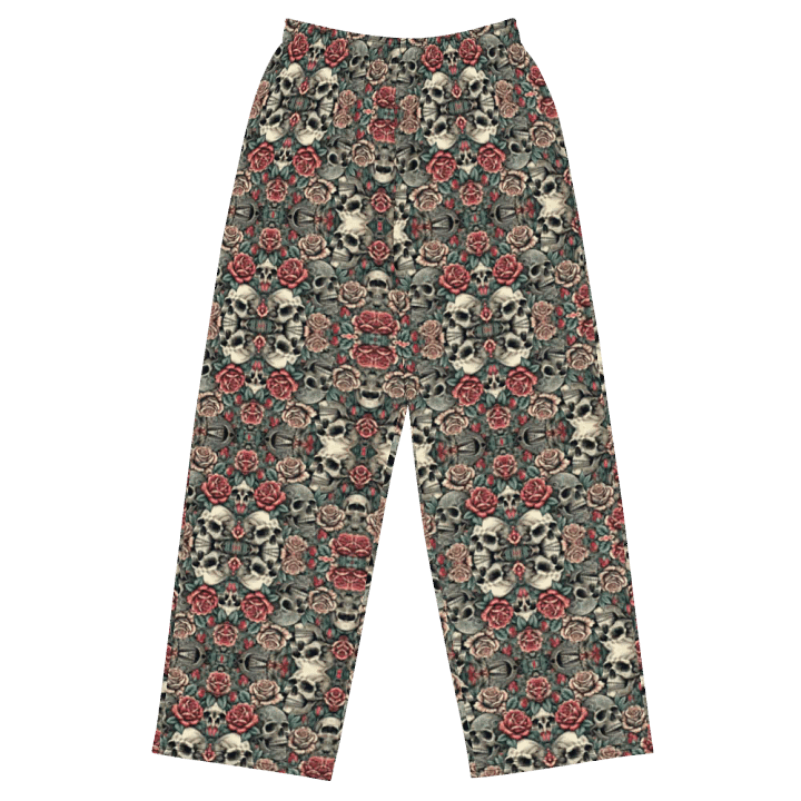 Rho-9 Macabre Bloom Wide Leg Pants product image (1)