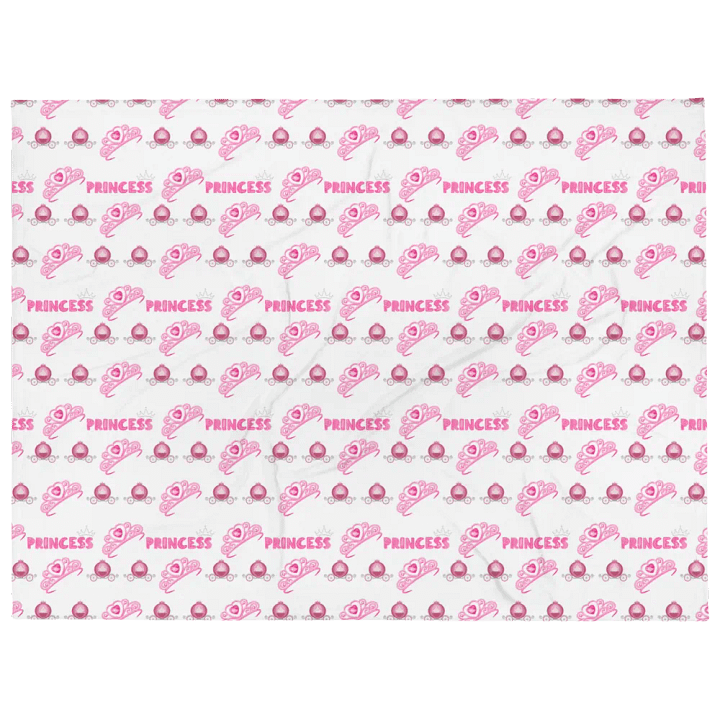 Pink Princess Throw Blanket product image (1)
