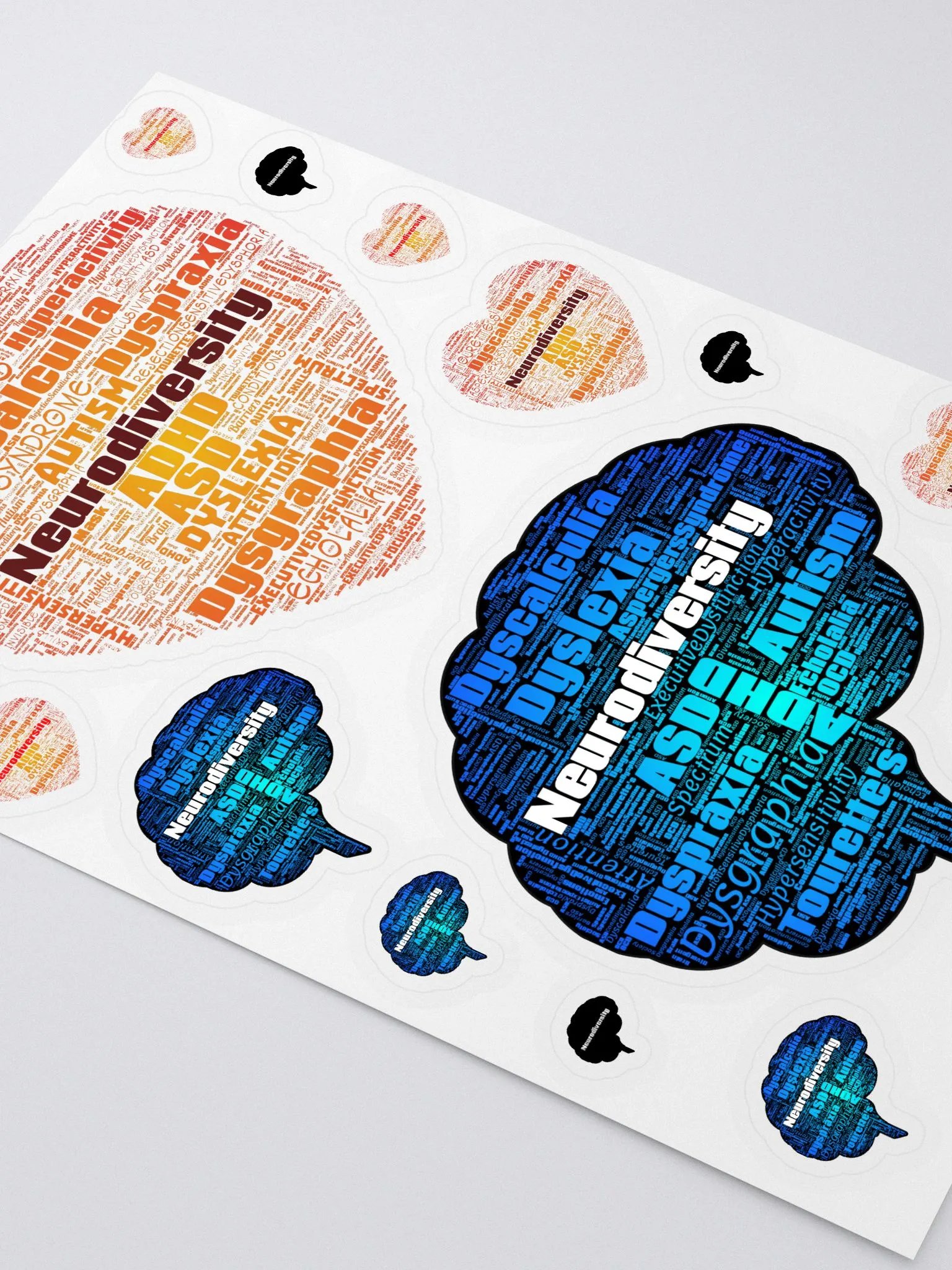 Neurodiversity Large Stickers product image (3)