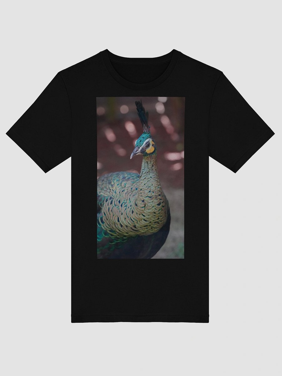 Iridescent Peafowl Feathered T-Shirt product image (5)