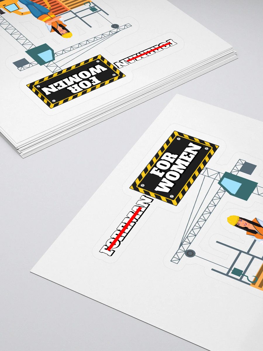 For Women Construction Sticker product image (4)