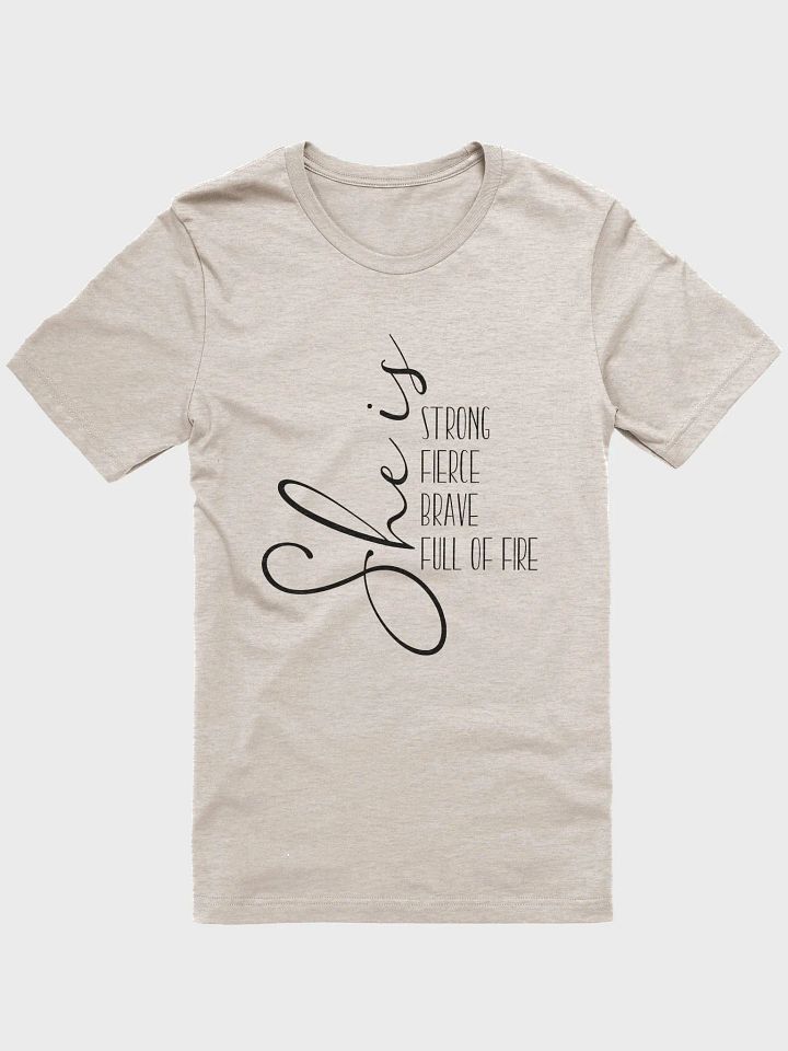 She is Strong Fierce Brave: Supersoft T-Shirt product image (36)